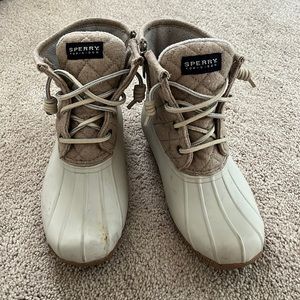 Sperry rain booties. Used condition